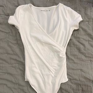 Abercrombie and Fitch White Body Suit